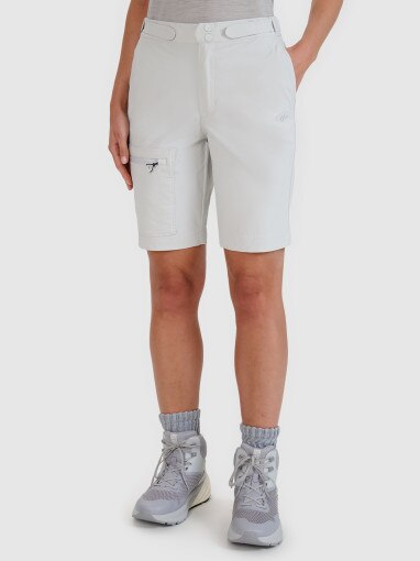 Damskie spodenki trekkingowe 4F 4FWSS25TFSHF0954 - szare