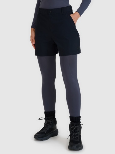 Damskie spodenki trekkingowe 4F 4FWSS25TFSHF0994 - czarne