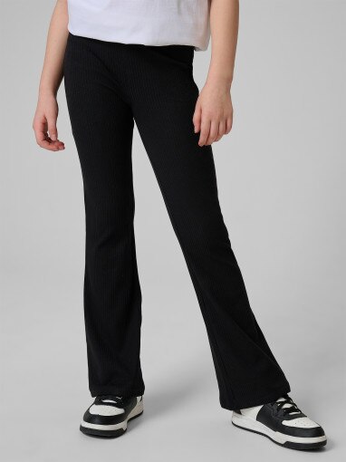 Dziewczęce legginsy 4F 4FJRSS26TTIGF330 - czarne