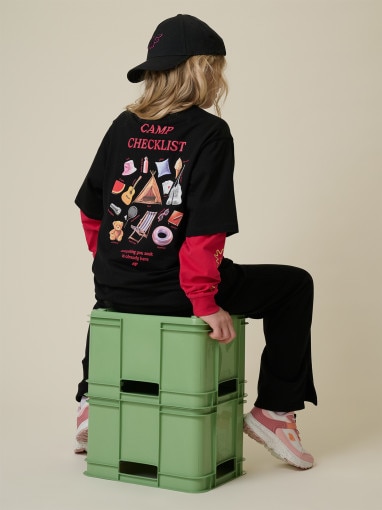 Obrazek dla: 4F JUNIOR Dziewczęcy tshirt z nadrukiem 4F 4FJRSS26TTSHF3680  czarny Czarny