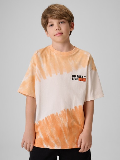  4F JUNIOR Chłopięcy tshirt z nadrukiem 4F 4FJRSS26TTSHM4172  multikolor Multikolor