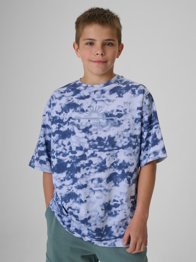 Obrazek dla: 4F JUNIOR Chłopięcy tshirt z nadrukiem 4F 4FJRSS26TTSHM4281  multikolor Multikolor