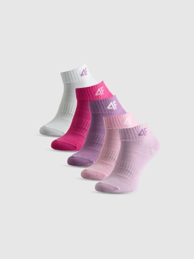 Obrazek dla: 4F JUNIOR Dziewczęce skarpetki (5pack) 4F 4FJRSS26USOCF0858 multikolor Multikolor