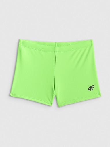  4F JUNIOR Chłopięce kąpielówki 4F 4FJRSS26USWTM077  zielone Zielony