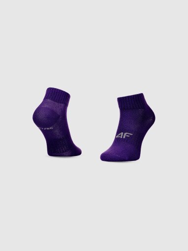 Dziewczęce skarpetki za kostkę (3-pack) 4F 4FJWMM00USOCF497 - multikolor