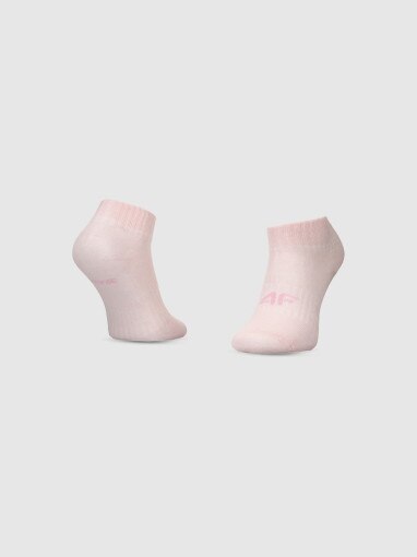 Dziewczęce skarpetki za kostkę (3-pack) 4F 4FJWMM00USOCF497 - multikolor