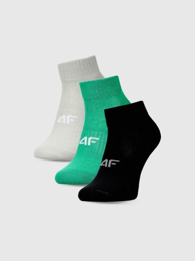4F JUNIOR Chłopięce skarpetki za kostkę (3pack) 4F 4FJWMM00USOCM499  multikolor Multikolor