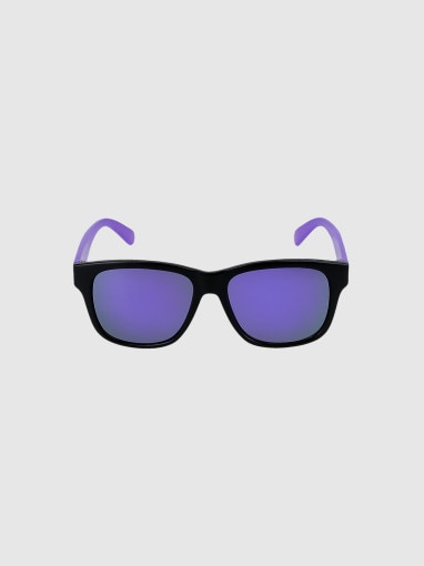 4F JUNIOR Dziecięce okulary przeciwsłoneczne z powłoką lustrzaną 4F 4FJWSS25ASUNU066  fioletowe Fioletowy