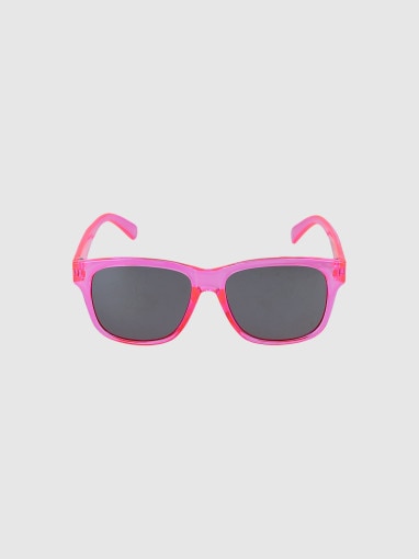 4F JUNIOR Dziecięce okulary przeciwsłoneczne z powłoką lustrzaną 4F 4FJWSS25ASUNU066  różowe Różowy