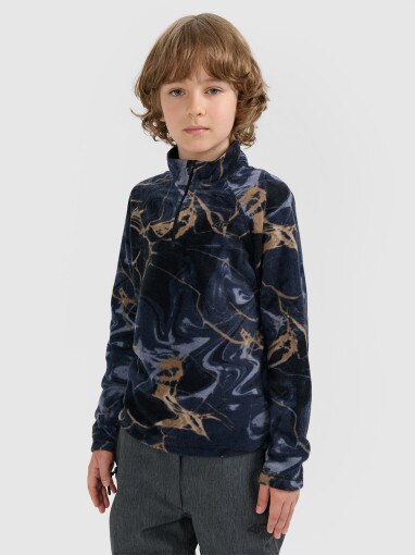  4F JUNIOR Chłopięca bielizna polarowa (góra) 4F 4FJRAW25UFLEM073  multikolor Multikolor