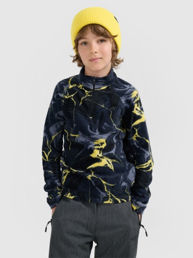  4F JUNIOR Chłopięca bielizna polarowa (góra) 4F 4FJRAW25UFLEM073  multikolor Multikolor