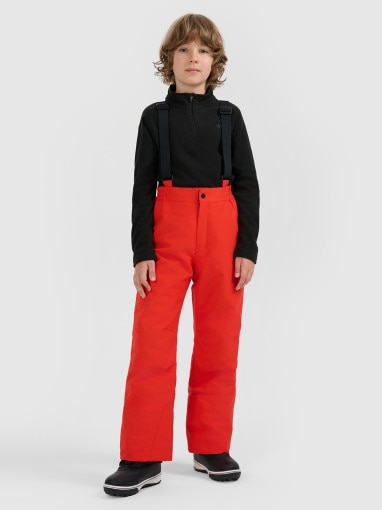 Chłopięca bielizna termiczna polarowa (góra) 4F 4FJRAW25UFLEM072- czarna