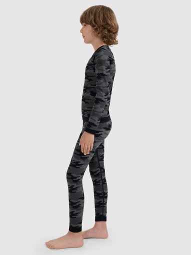 Chłopięca bielizna termoaktywna komplet 4F 4FJRAW25USEAM266 - multikolor