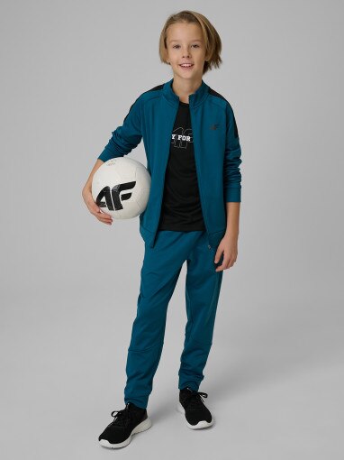 Chłopięca bluza treningowa 4F 4FJRSS26TFSWM0991 - niebieska