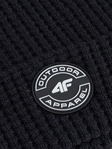 Chłopięca czapka 4F 4FJWAW25ACAPM658 - czarna