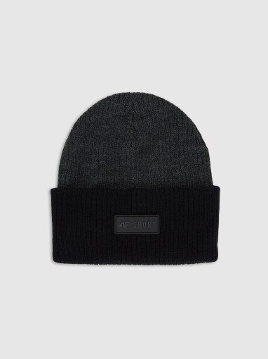  4F JUNIOR Chłopięca czapka zimowa 4F 4FJRAW25ACAPM0812  szara Szary