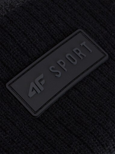 Chłopięca czapka zimowa 4F 4FJRAW25ACAPM0812 - szara