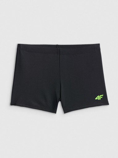  4F JUNIOR Chłopięce kąpielówki 4F 4FJRSS26USWTM077  czarne Czarny