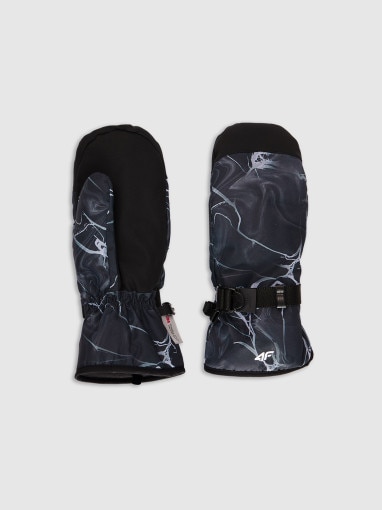 4F JUNIOR Chłopięce rękawiczki narciarskie 4F Thinsulate 4FJWAW25AFGLM199 multikolor Multikolor