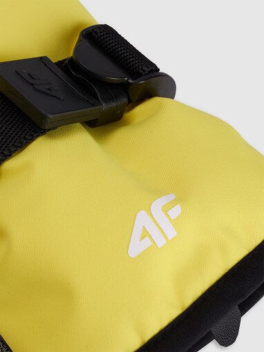 Chłopięce rękawiczki narciarskie 4F Thinsulate 4FJWAW25AFGLM199 - żółte