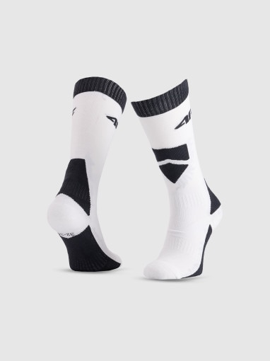 4F JUNIOR Chłopięce skarpetki narciarskie 4F 4FJWAW25UFSOM224 białe Biały