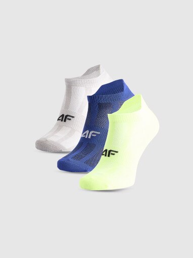 4F JUNIOR Chłopięce skarpetki treningowe (3pack) 4F 4FJWMM00UFSOM261  multikolor Multikolor