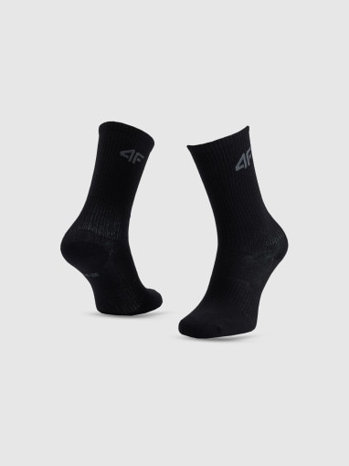 Chłopięce skarpetki wysokie (4-pack) 4F 4FJWAW25USOCM390 - multikolor