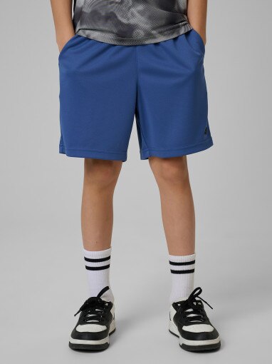 Chłopięce spodenki treningowe 4F 4FJWSS26TFSHM1388 - granatowe