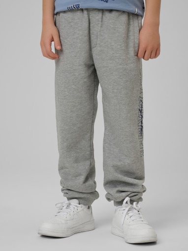 Chłopięce spodnie dresowe 4F 4FJRSS26TTROM1733 - szare