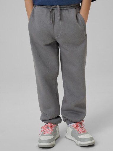 Chłopięce spodnie dresowe 4F 4FJRSS26TTROM1733 - szare