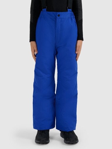 Chłopięce spodnie narciarskie 4F 4FJRAW25TFTRM1245 - niebieskie