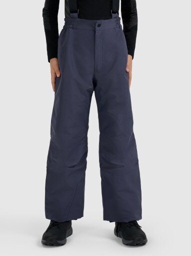 Chłopięce spodnie narciarskie 4F 4FJRAW25TFTRM1245 - szare