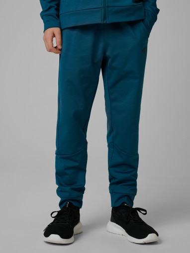 Chłopięce spodnie treningowe 4F 4FJRSS26TFTRM1460 - zielone