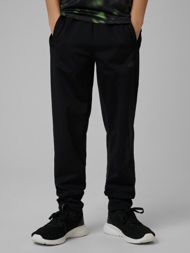 Chłopięce spodnie treningowe 4F 4FJRSS26TFTRM1461 - czarne