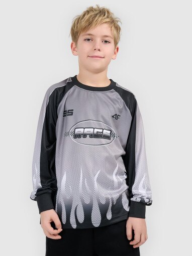 4F JUNIOR Chłopięcy longsleeve treningowy 4F 4FJRSS26TLONM663 multikolor Multikolor