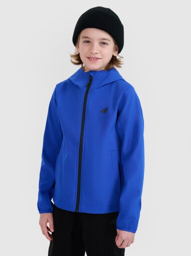 4F JUNIOR Chłopięcy softshell 4F 4FJWSS25TSOFM306  niebieski Niebieski