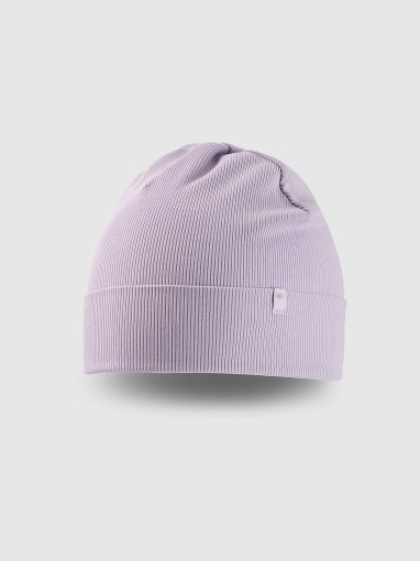 Obrazek dla: 4F JUNIOR Dziecięca czapka beanie 4F 4FJRSS26ACAPU0766  fioletowa Fioletowy
