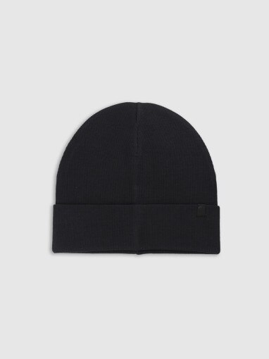4F JUNIOR Dziecięca czapka beanie 4F 4FJWSS25ACAPU506  szara Czarny