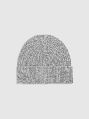 4F JUNIOR Dziecięca czapka beanie 4F 4FJWSS25ACAPU506  szara Szary