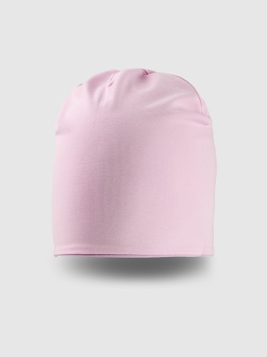 Dziecięca czapka beanie dwustronna 4F 4FJRSS26ACAPU0765 - fioletowa