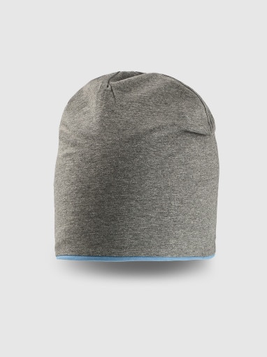 Dziecięca czapka beanie dwustronna 4F 4FJRSS26ACAPU0765 - niebieska