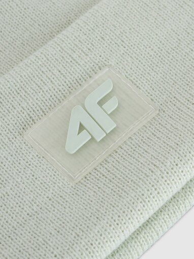 Dziecięca czapka zimowa 4F 4FJRAW25ACAPU0743 - zielona