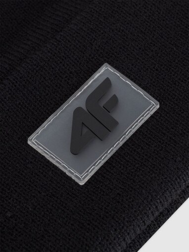 Dziecięca czapka zimowa 4F 4FJRAW25ACAPU0743 - czarna