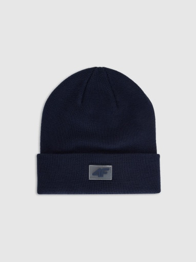 4F JUNIOR Dziecięca czapka zimowa 4F 4FJRAW25ACAPU0743 granatowa Granatowy