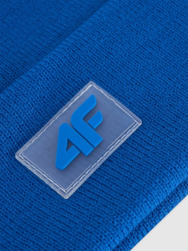 Dziecięca czapka zimowa 4F 4FJRAW25ACAPU0743 - niebieska