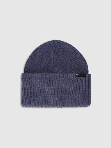  4F JUNIOR Dziecięca czapka zimowa 4F 4FJWAW25ACAPU652  granatowa Granatowy