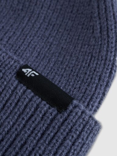 Dziecięca czapka zimowa 4F 4FJWAW25ACAPU652 - granatowa