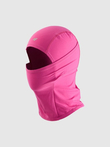 4F JUNIOR Dziecięca kominiarka narciarska 4F 4FJWAW25ABALU127 różowa Różowy