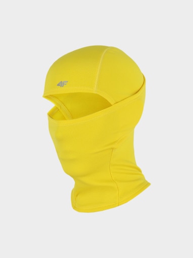 4F JUNIOR Dziecięca kominiarka narciarska 4F 4FJWAW25ABALU127 żółta żółty