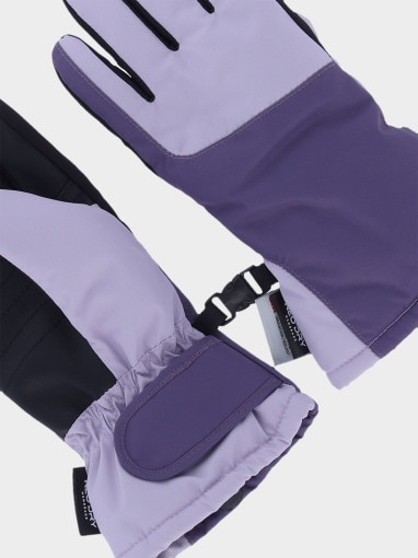 Dziecięce rękawiczki narciarskie 4F 4FJWAW25AFGLU189 - fioletowe
